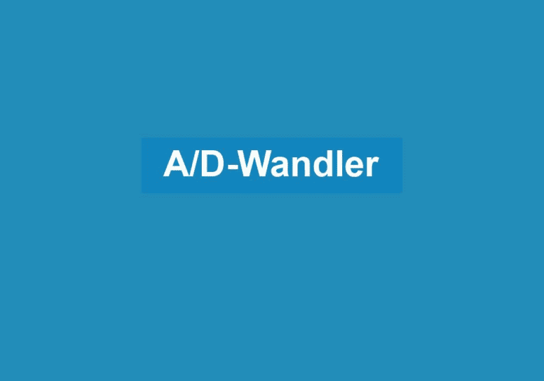 Mehr über den Artikel erfahren A/D-Wandler