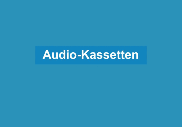 Mehr über den Artikel erfahren Audio-Kassetten