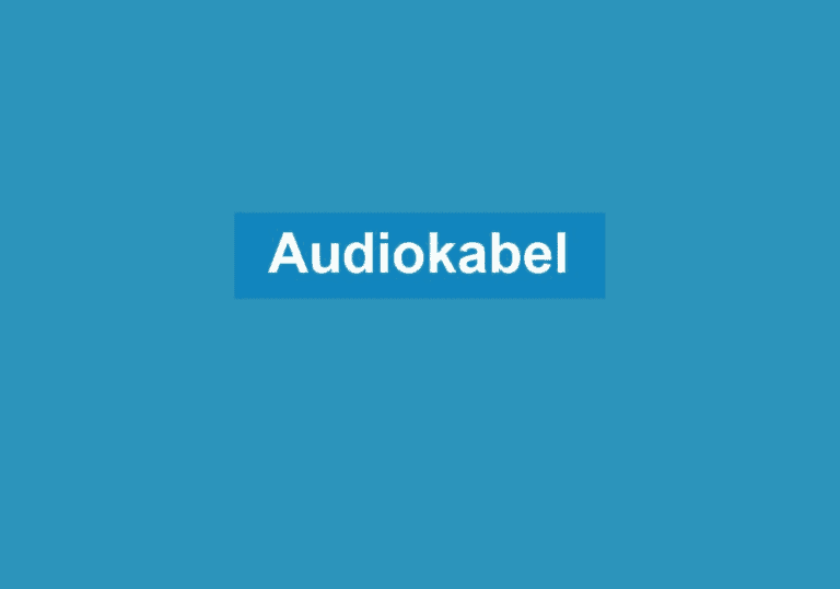 Mehr über den Artikel erfahren Audiokabel