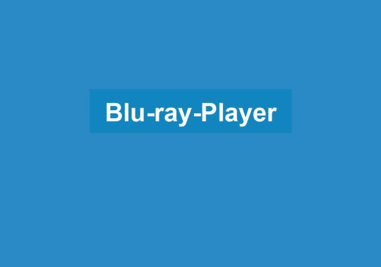 Mehr über den Artikel erfahren Blu-ray-Player