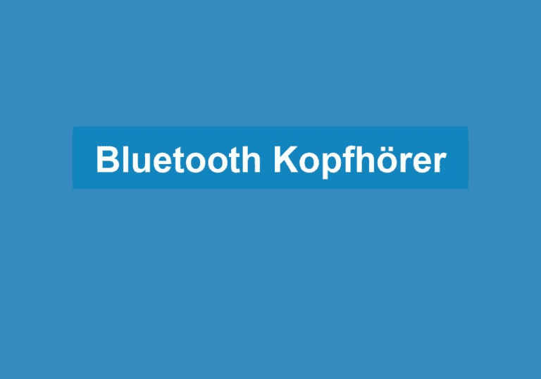 Mehr über den Artikel erfahren Bluetooth Kopfhörer