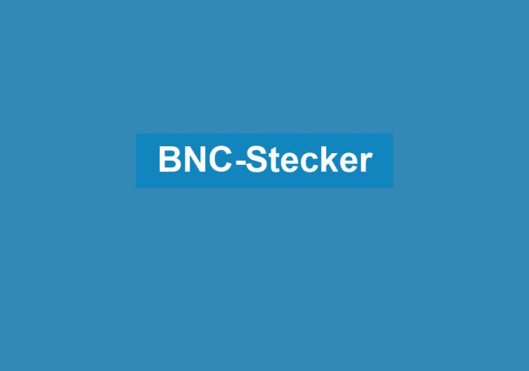 Mehr über den Artikel erfahren BNC-Stecker