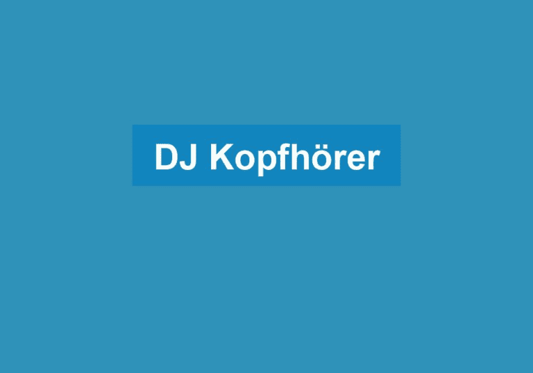 Mehr über den Artikel erfahren DJ Kopfhörer