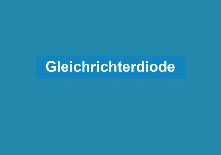 Mehr über den Artikel erfahren Gleichrichterdiode