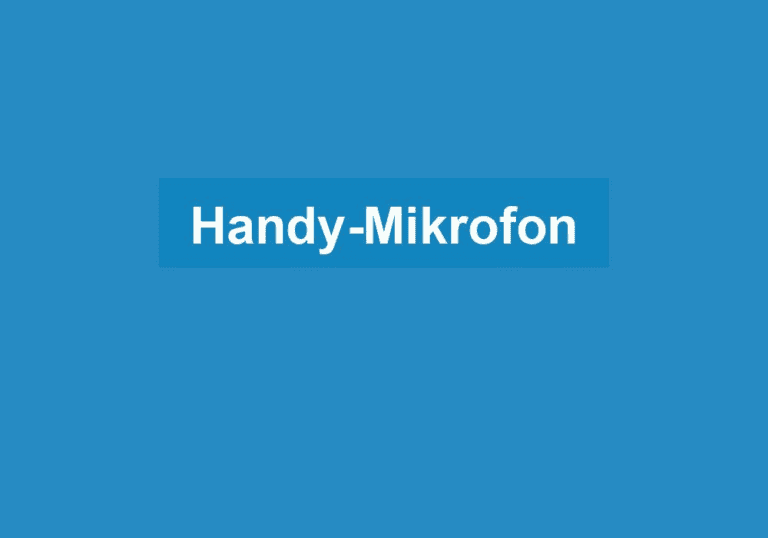 Mehr über den Artikel erfahren Handy-Mikrofon