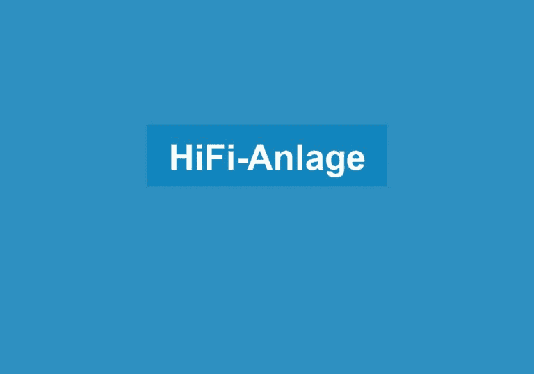 Mehr über den Artikel erfahren HiFi-Anlage
