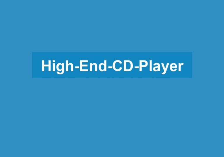 Mehr über den Artikel erfahren High-End-CD-Player
