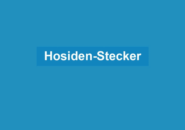 Mehr über den Artikel erfahren Hosiden-Stecker