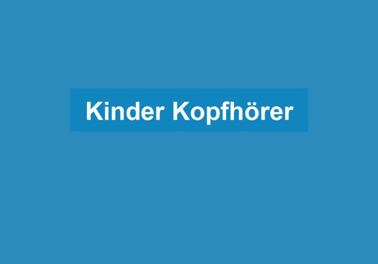 Mehr über den Artikel erfahren Kinder Kopfhörer