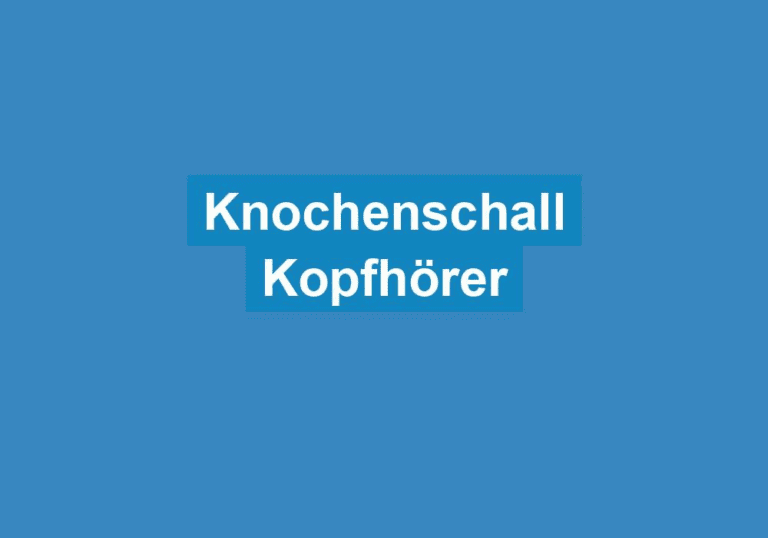 Mehr über den Artikel erfahren Knochenschall Kopfhörer
