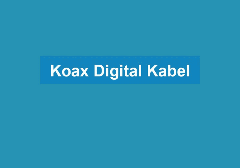 Mehr über den Artikel erfahren Koax Digital Kabel