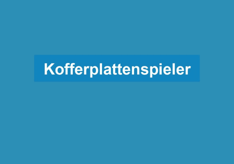 Mehr über den Artikel erfahren Kofferplattenspieler
