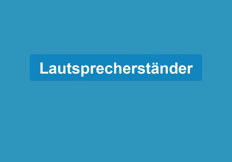 Mehr über den Artikel erfahren Lautsprecherständer