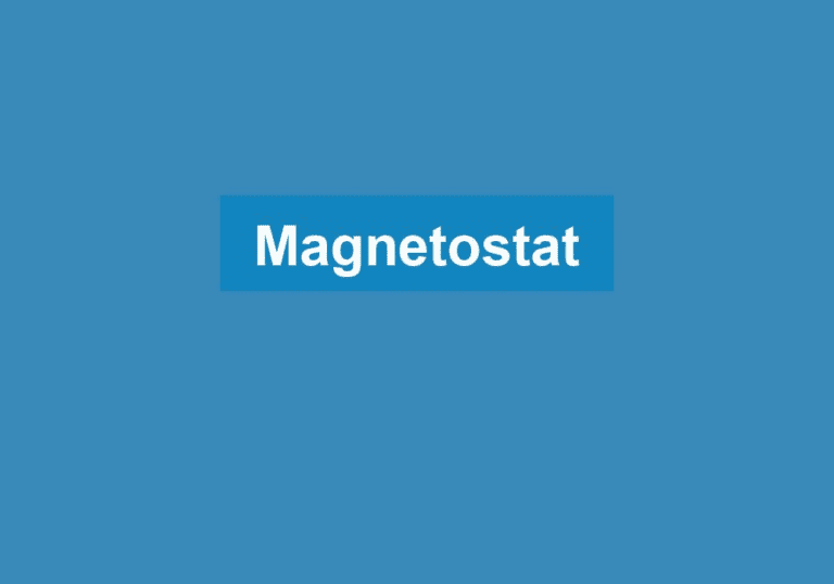 Mehr über den Artikel erfahren Magnetostat