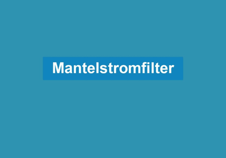 Mehr über den Artikel erfahren Mantelstromfilter