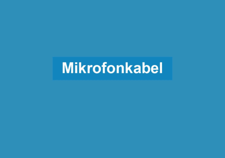 Mehr über den Artikel erfahren Mikrofonkabel