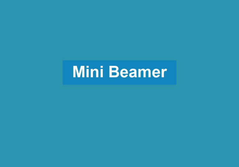 Mehr über den Artikel erfahren Mini Beamer
