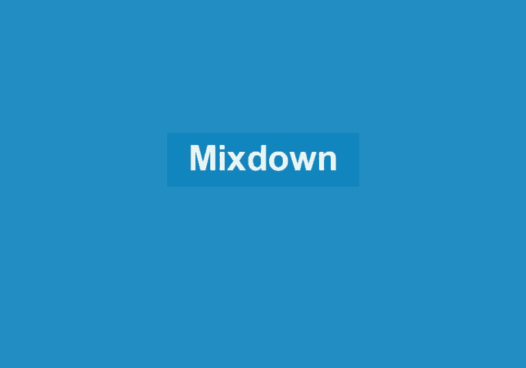 Mehr über den Artikel erfahren Mixdown