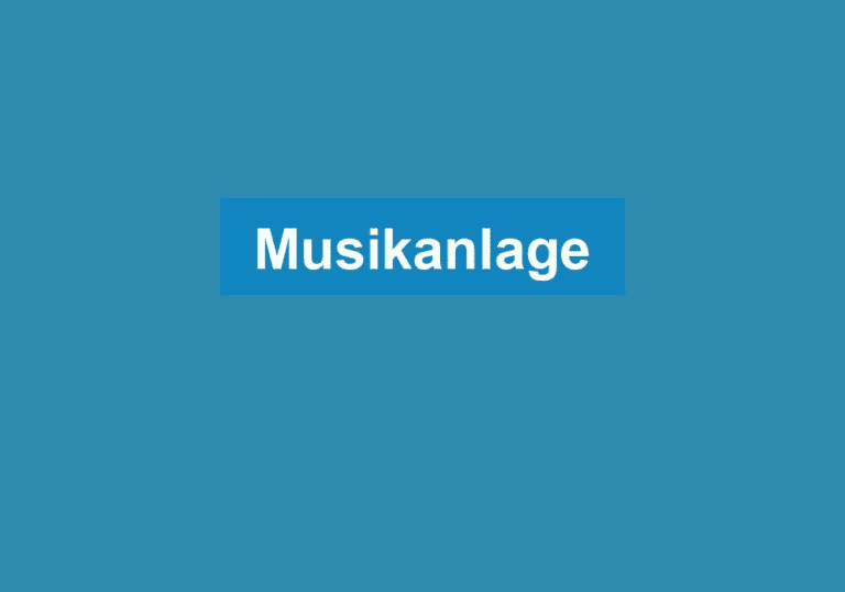 Mehr über den Artikel erfahren Musikanlage