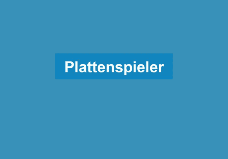 Mehr über den Artikel erfahren Plattenspieler