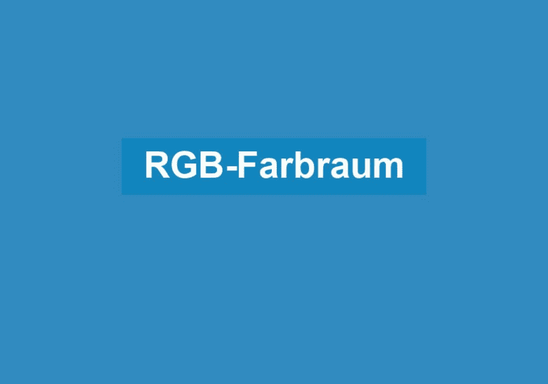 Mehr über den Artikel erfahren RGB-Farbraum