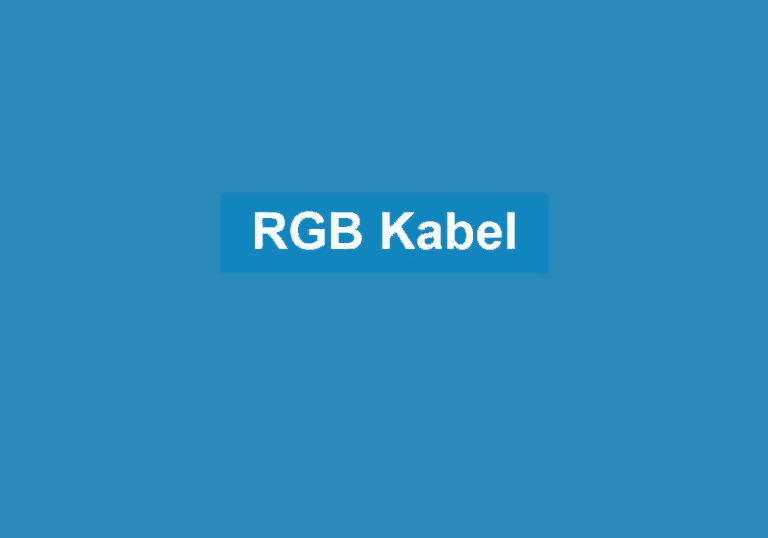 Mehr über den Artikel erfahren RGB Kabel