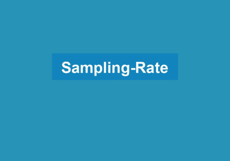 Mehr über den Artikel erfahren Sampling-Rate
