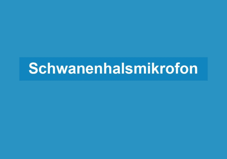 Mehr über den Artikel erfahren Schwanenhalsmikrofon