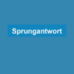 Sprungantwort