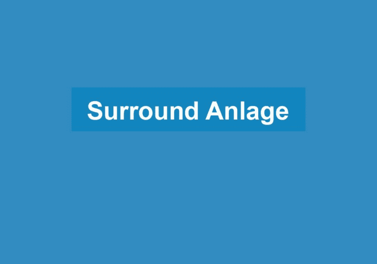 Mehr über den Artikel erfahren Surround Anlage