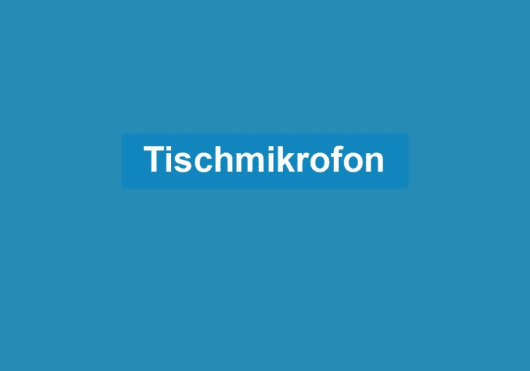 Mehr über den Artikel erfahren Tischmikrofon