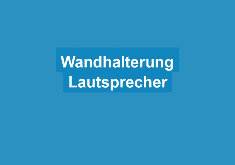 Mehr über den Artikel erfahren Wandhalterung Lautsprecher