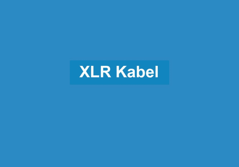Mehr über den Artikel erfahren XLR Kabel